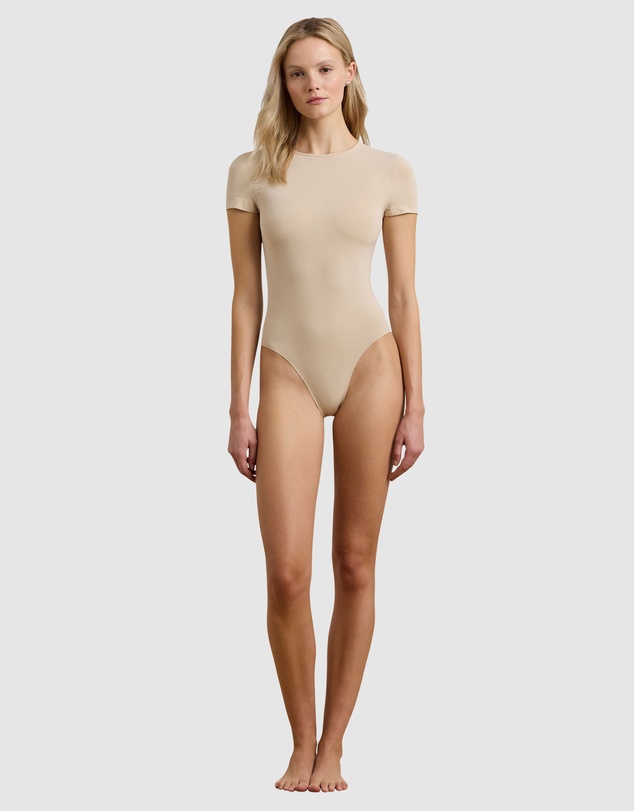 Lauren by Ralph Lauren - Luxe Smoothing Seamless Short Sleeve T-Shirt Bodysuit