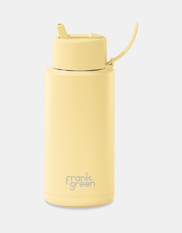 Frank Green - 34Oz Reusable Bottle With Flip Straw Lid