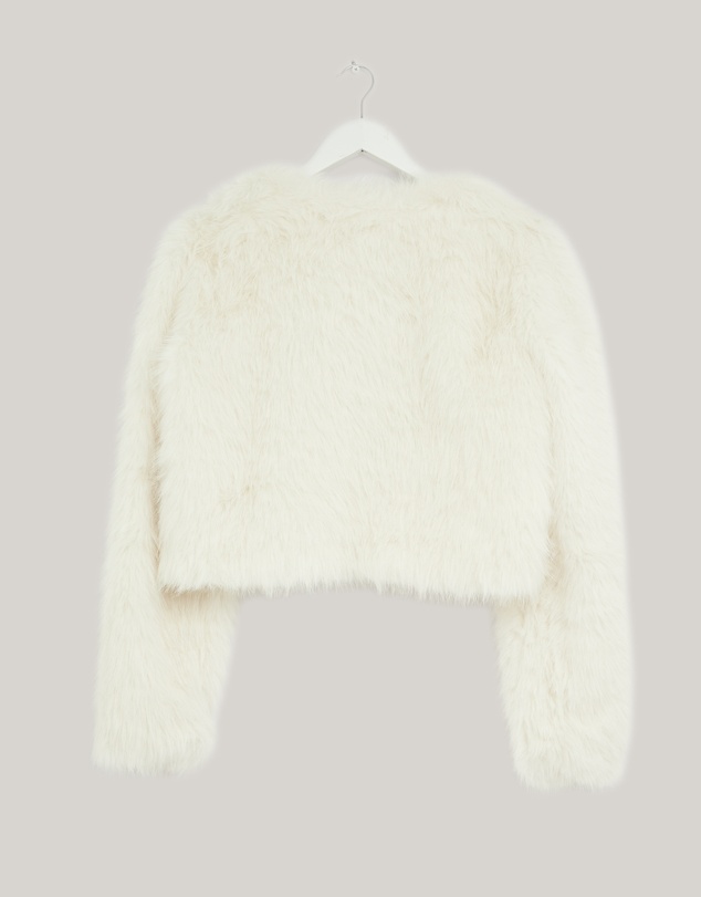 Revibe - Repaired CHANCERY Noel Faux Fur Jacket - AU 12