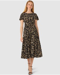 SACHA DRAKE - Reverse Wrap Midi Dress