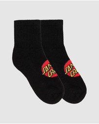 Santa Cruz - Classic Dot Socks 2-Pack - Teens