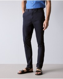 Trenery - Slim Chino Pant in Midnight Blue