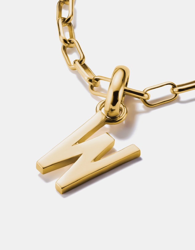 THOMAS SABO - THOMAS SABO Connect Charm letter W Gold