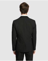 yd. - Seville Slim Tuxedo Wool Blend Suit Jacket