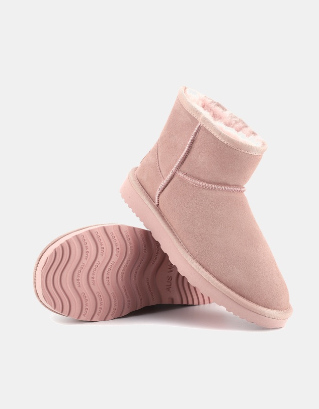 AusWooli Ugg Boots - Bondi Sheepskin Signature Short Ankle Boots