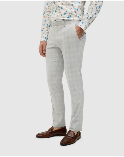 Politix - Prince Of Wales Check Tailored Pant