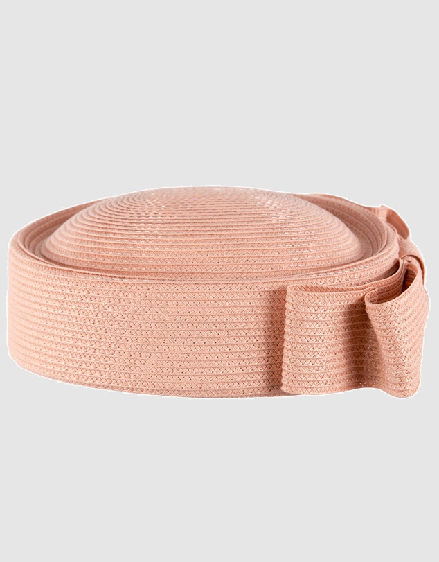 Max Alexander - Coral Braid Pillbox Hat