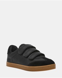 Steve Madden - Daybreak Black Leather Sneakers
