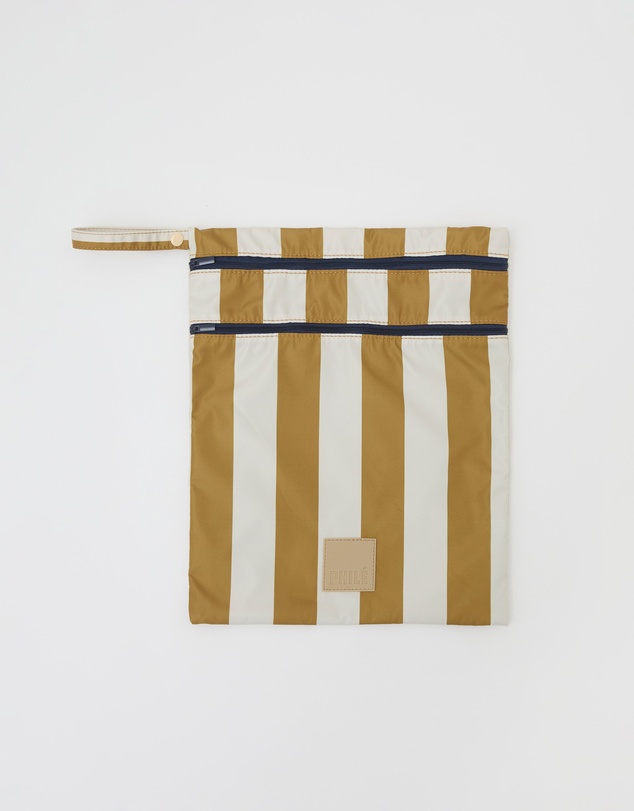 Phile - Wet Bag - Gold Stripes