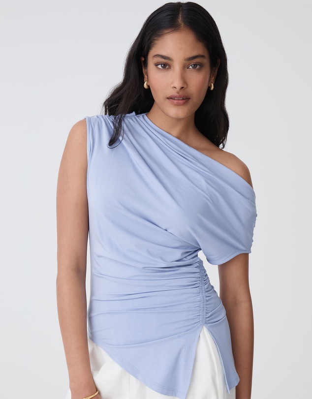 Forcast - Keeley Bamboo Split Hem Top