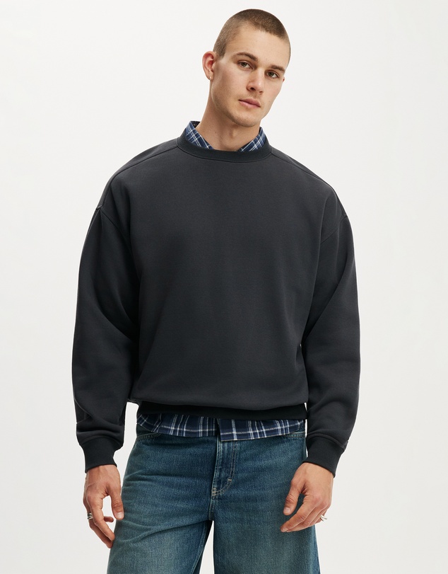 Cotton On - Box Fit Crew Sweater