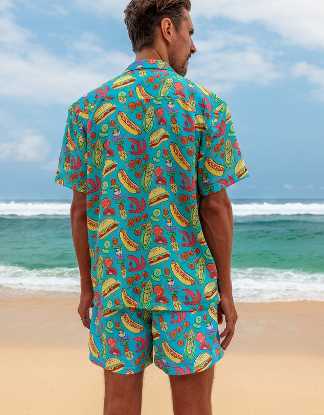 Boardies - Boardies Grill Master Mid Length Swim Shorts