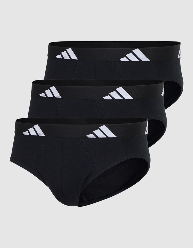 adidas Sportswear - 3 Pack Active Flex Cotton Brief Underwear