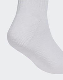 adidas Performance - Linear Kids Crew 3 Pairs Per Pack Socks