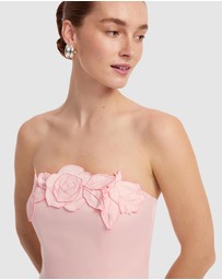 LEO LIN - Rayna Applique Bustier Maxi Dress
