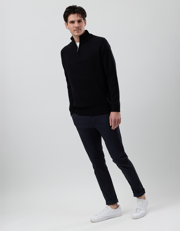 Wayver - Half Zip Wool Blend Knit