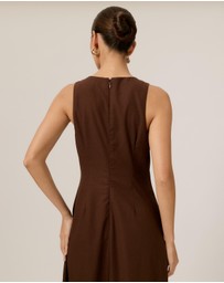 Tussah - Andy Square Neck Midi Dress