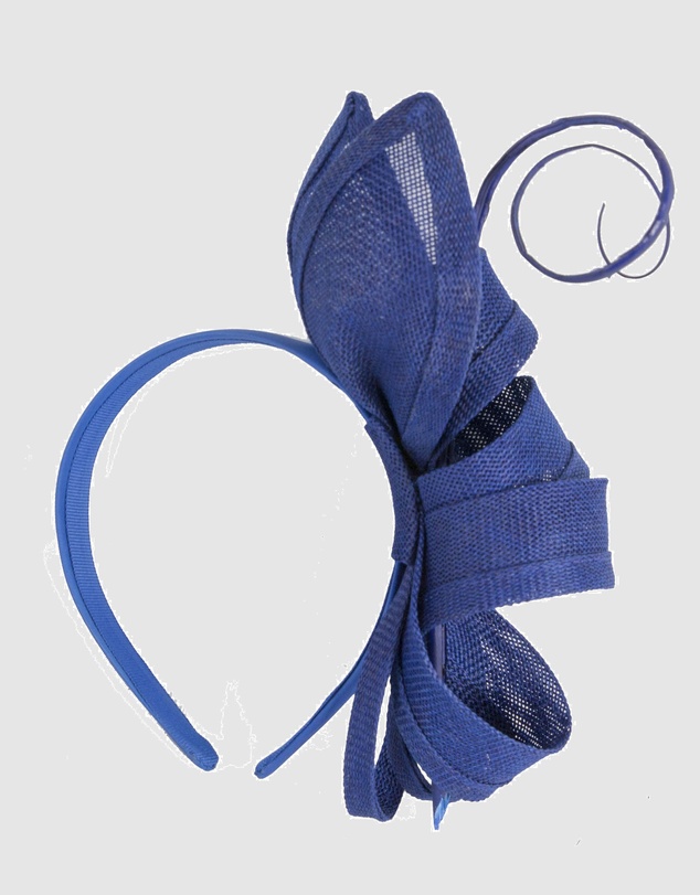 Max Alexander - Royal Blue Bow Fascinator