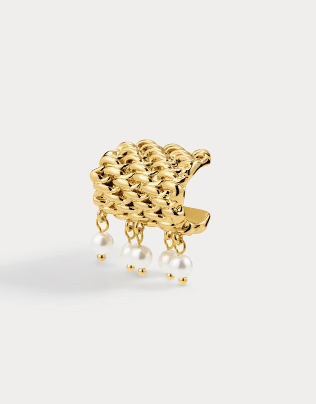 Luv Aj - The Palma Pearl Ear Cuff