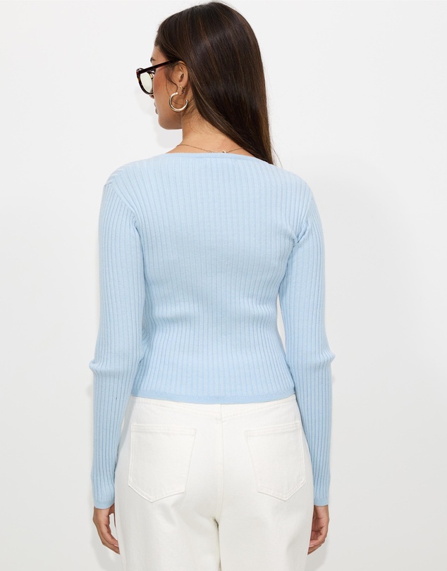 Dazie - Tessa Cropped Knit Cardigan