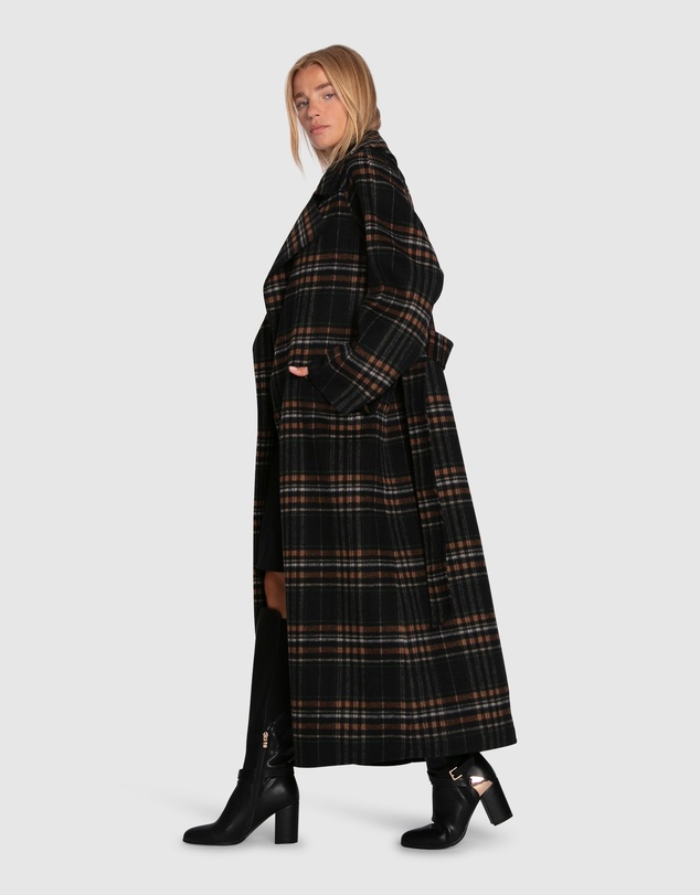 Belle & Bloom - Heart To Heart Large Collar Maxi Coat