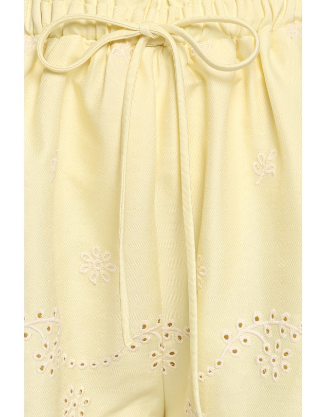 Petal & Pup - Hayven Embroidered Shorts - Butter Yellow