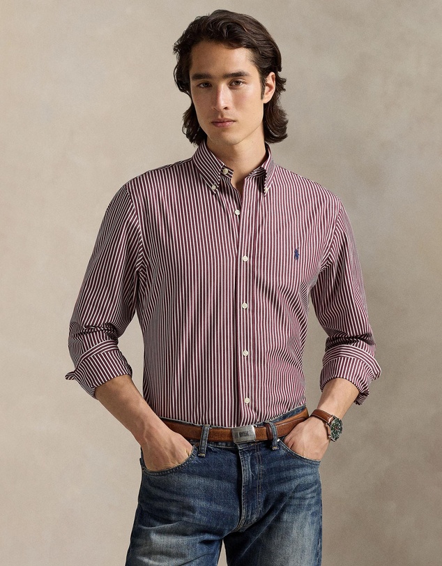 Polo Ralph Lauren - Custom Fit Striped Stretch Poplin Shirt