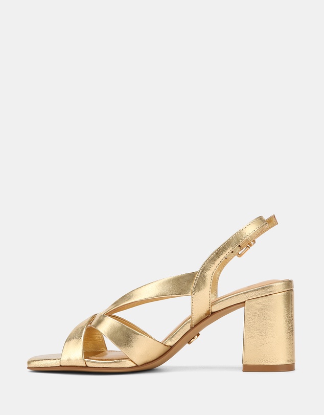 Wittner - Josie Metallic Leather Mid Heels