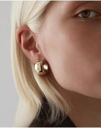 Najo - Daynight Yellow Gold Huggie Earrings