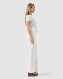 Rolla's - Eastcoast Flare Jean - Celeste White Gold