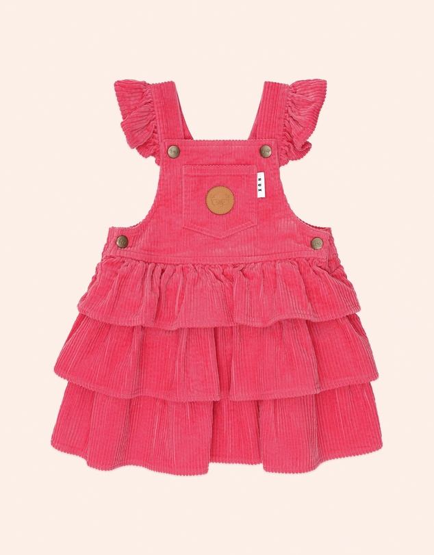 Huxbaby - Classic Tiered Cord Pinafore - Babies-Kids