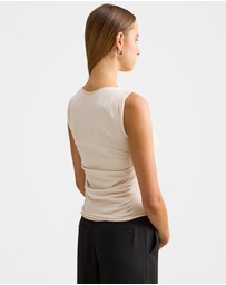 Forever New - Karlie Rib Detail Knitted Top