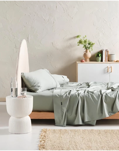 Linen House - Augusta 500THC Cotton Sateen Fitted Sheet