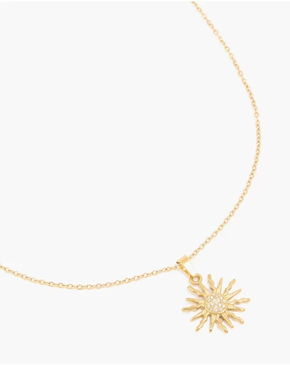 Lovisa - Waterproof Gold Plated Stainless Steel Sunburst Necklace