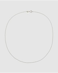 Kuzzoi - ICONIC EXCLUSIVE - Necklace Male Twisted Link Chain 925 Sterling Silver