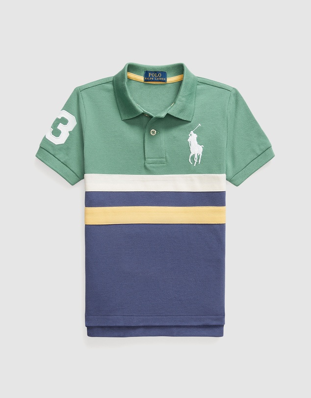 Polo Ralph Lauren - Big Pony Cotton Mesh Polo Shirt - Babies-Kids