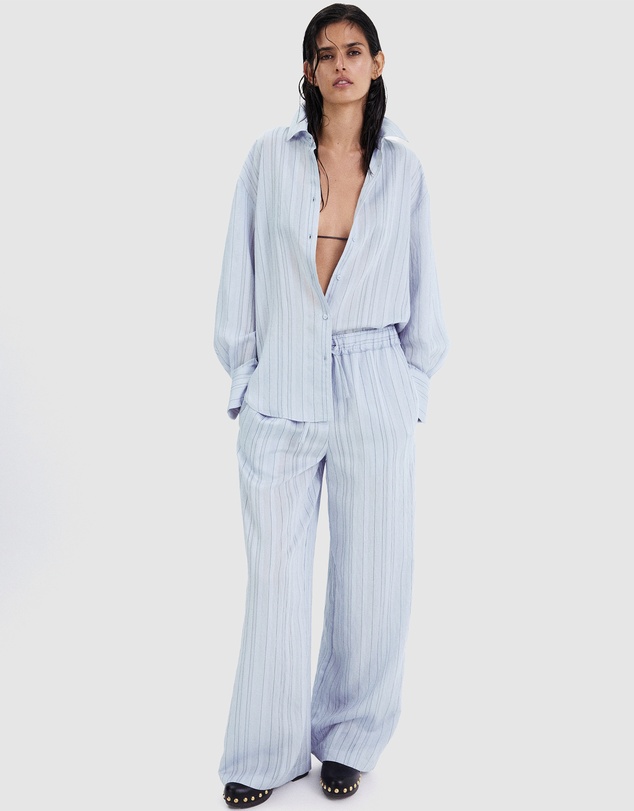 M.N.G - Straight Striped Trousers