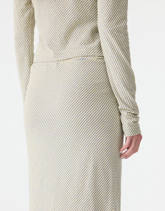 Bassike - Bias Stripe Skirt