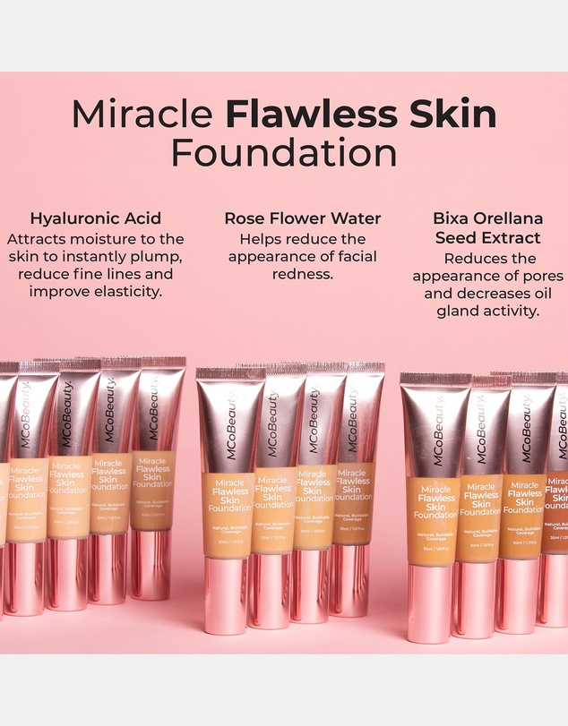 MCoBeauty - Miracle Flawless Skin Foundation - Pure Ivory