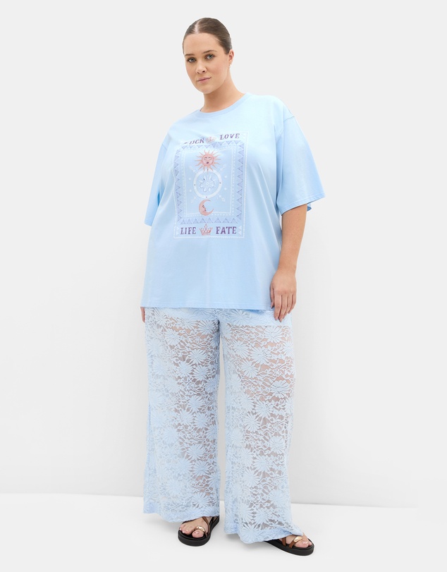 City Chic - Tarot Oversized Cotton Tee