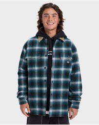 Quiksilver - Mens Shadow Check Long Sleeve Shirt