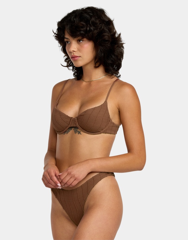 RVCA - Womens Chevy Grooves 90S Underwire Bikini Top