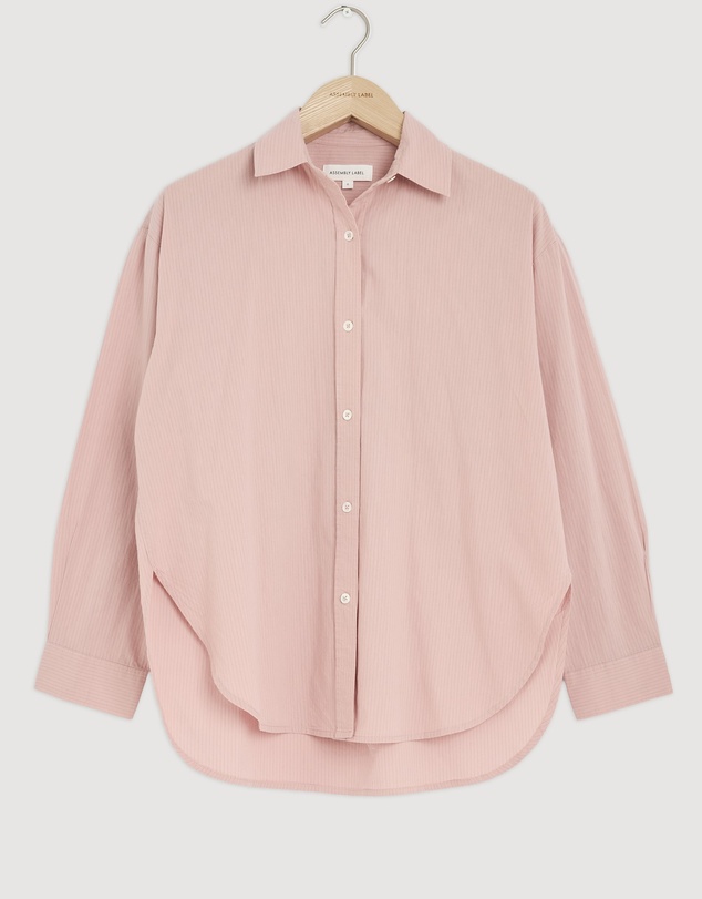 Revibe - Repaired Assembly Label Cotton Womens Shirts L/S