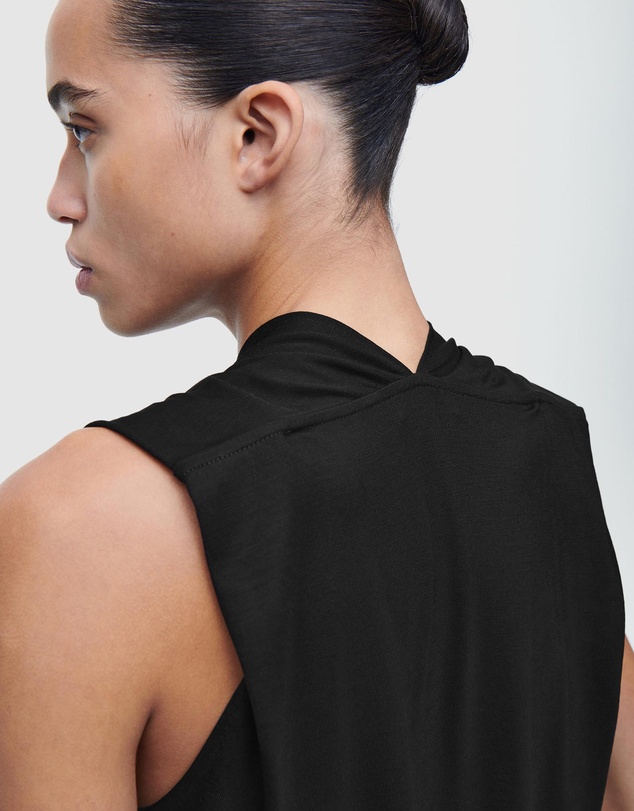 COS - Draped V-Neck Top