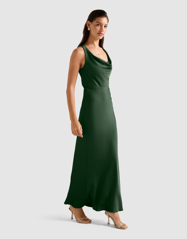 Forever New - Allira Satin Cowl Neck Maxi Dress