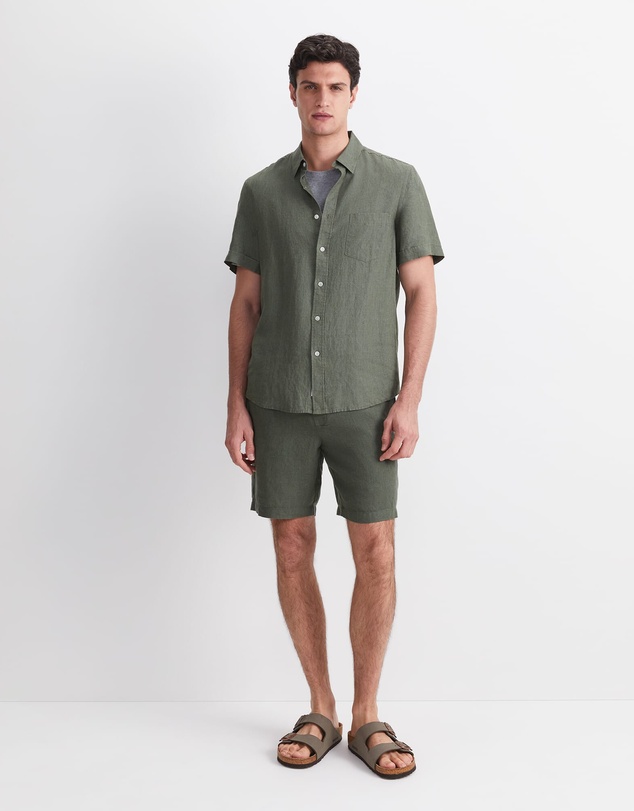 Sportscraft - Short Sleeve Delave Linen Shirt
