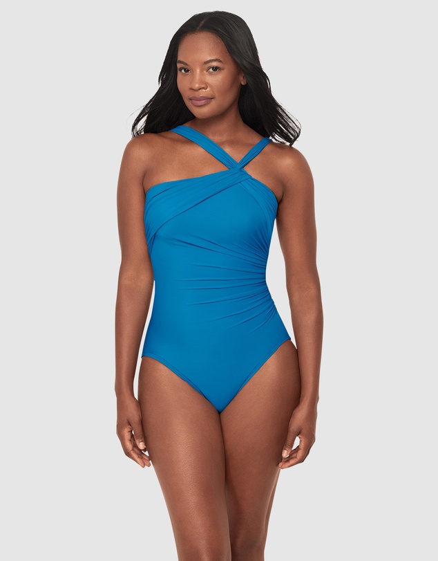 Miraclesuit Swimwear  - Europa Asymmetric Underwired Shaping Swimsuit