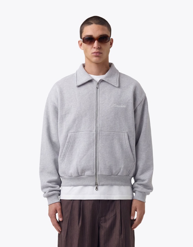 Zanerobe - Fleece Bomber Grey Marle