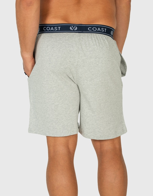 Coast Clothing - Grey Marle Lounge Shorts