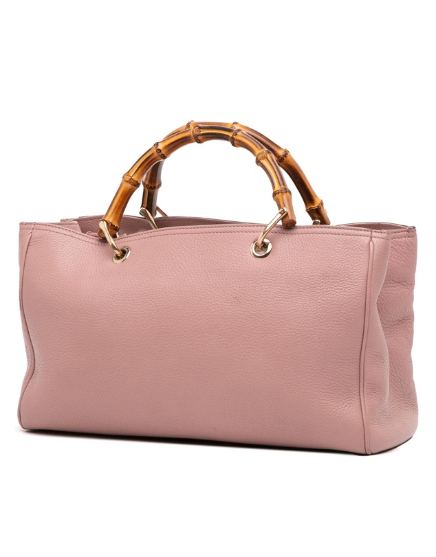 Pre-Loved by Azura Reborn - Pre-Loved Medium Calfskin Bamboo Shopper Satchel